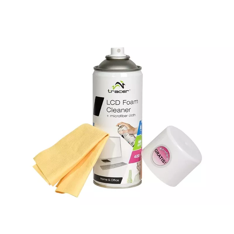 LCD-Schaumreiniger 400ml + Mikrofasertuch