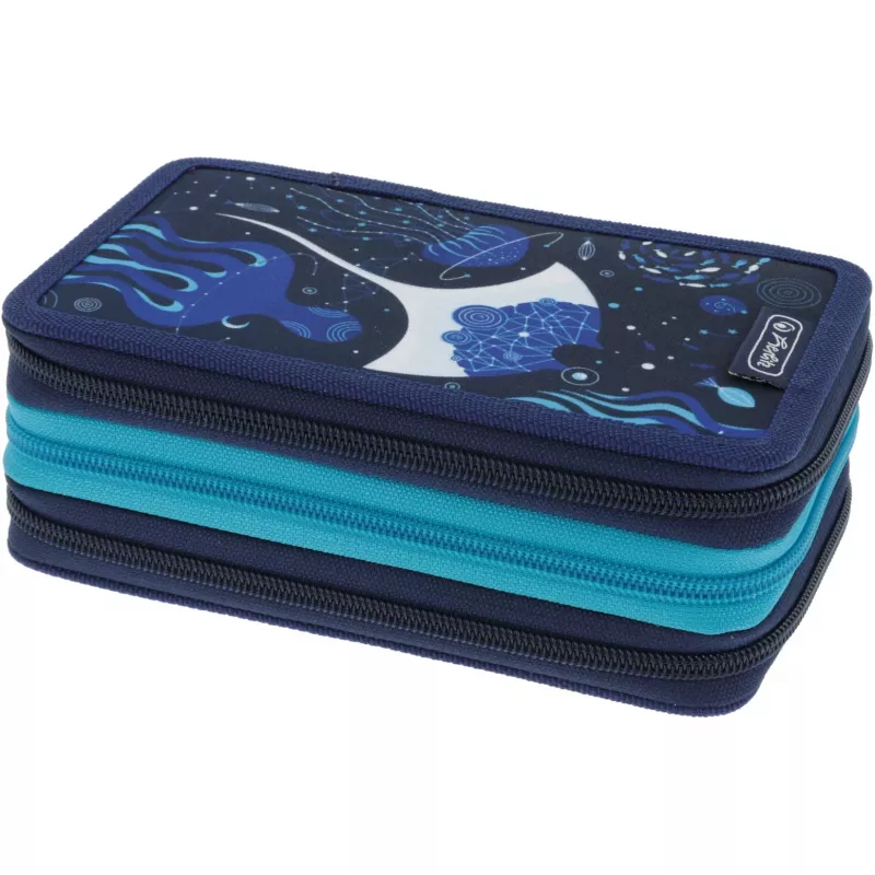 Herlitz TriCase Deep Ocean 31 pcs Blau Polyester 190x70x115 mm