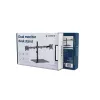 Monitor-Tischhalterung Gembird MS-D2ST-01 für 2 Displays, bis 32 Zoll, VESA 75x75–100x100, max. Belastung 18 kg, schwarz