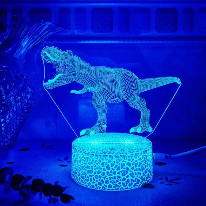 Tisch-LED-Lampe MANTA SNL117RGB RGB 3D-Dinosaurier-Licht-Dekoration