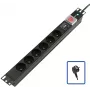 Lanview POWER STRIP 19 - 6 WAYS - 1U (TUPS047)