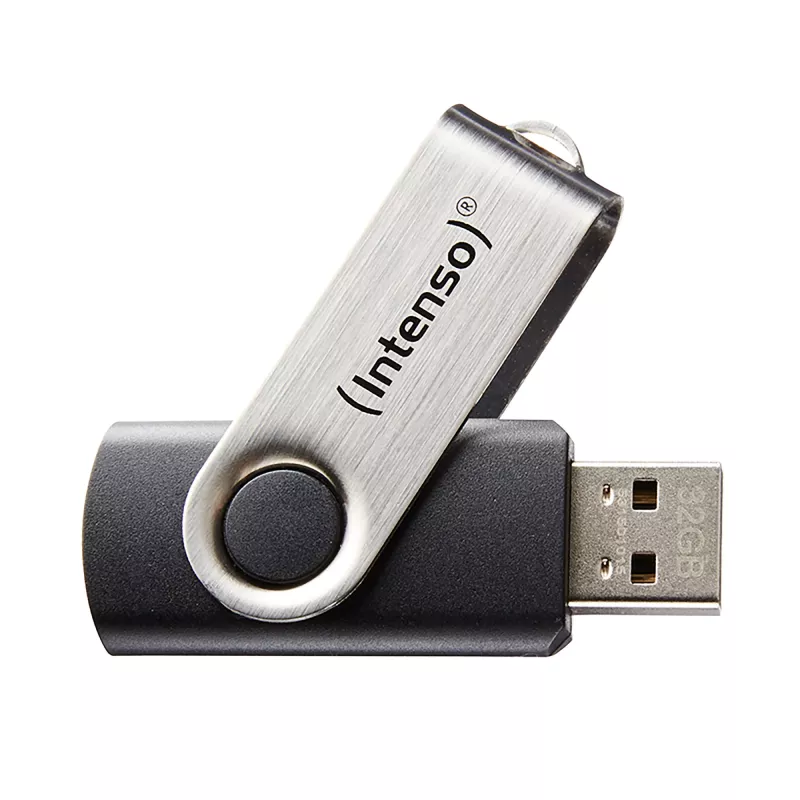 USB Flash Drive Intenso 32GB USB Typ-A 2.0 Schwarz Silber
