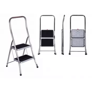 Krause Klapp-Tritt Toppy XL silber