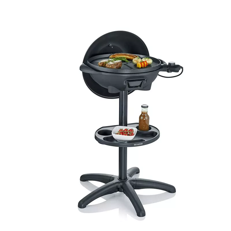 Elektrischer Outdoor-Standgrill Kochstation Schwarz 2000 W SEVERIN PG 8541