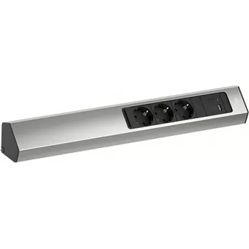 Steckdosenleiste Bachmann CASIA 2 mit 3x CEE7/3-Steckdosen und 1x USB A/C 22W