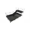 C&C modularer Käfig einstöckig 4x2 + Loft 2x1 + schwarze Rampe