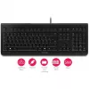 CHERRY KC 1000 Tastatur Büro USB QWERTY Spanisch Schwarz