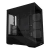 PC-Gehäuse Lian Li Vector V100 Midi Tower – Schwarz mit Seitenfenster, unterstützt 3×120-mm-Seitenlüfter + 1×120-mm-Hecklüfter, 3,5-Zoll-HDD, 2,5-Zoll-SSD, 235,5×446×484,6 mm