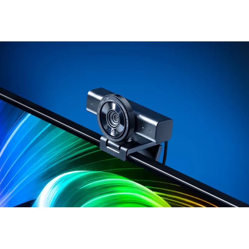 Razer | Webcam | Kiyo V2 | MJPEG bis zu 4K 30 FPS, 1080p 60 FPS, YUY2 bis zu 4K 15 FPS, 1080p 60 FPS, NV12 bis zu 4K 20 FPS, 1080p 60 FPS