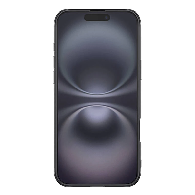 Schutzhülle Nillkin für iPhone 16 Plus Super Frosted Pro — schwarz, schlanke Hartschale