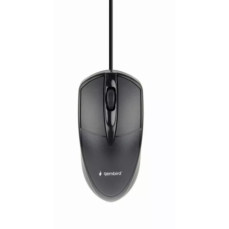 Gembird KBS-UO4-01 Tastatur Maus enthalten Office USB QWERTY US-Englisch Schwarz