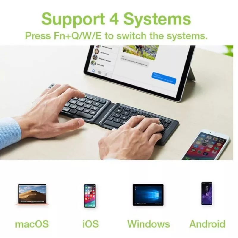 Bluetooth 3.0 faltbare kabellose Tastatur