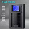 UPS QOLTEC Pure Sine Wave 1kVA 800W mit AVR und LCD-Anzeige