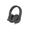 Kabelgebundenes binaurales Headset NATEC Rhea mit Bügelmikrofon, 3,5-mm-Anschlüsse, 2,2 m Kabel, 32 Ω Impedanz