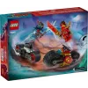 LEGO Bauset NINJAGO 71838 Kais Motorrad-Geschwindigkeitsrennen — 79 Teile, 2 Minifiguren, Alter 6+, Abmessungen 40×30×90 mm