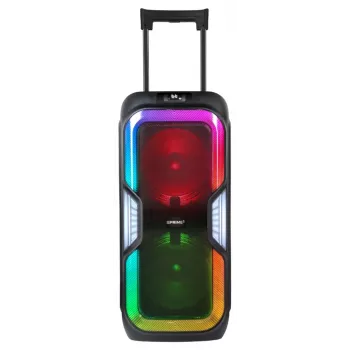 Power Audio Party Box Lautsprecher BT Karaoke 2 Mikrofone Fernbedienung PRIME3 APS91