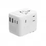 Reiseadapter GEMBIRD TPA-2A3C70-01-W – Steckertyp I, 3× USB-C (70 W), 2× USB-A (18 W), 100–250 V, weiß