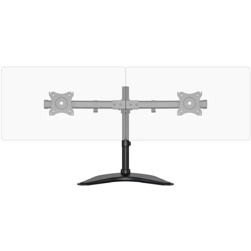 HAGOR HA FS - Montageset (Tischhalter) - für 2 LCD-Displays - Schwarz - Bildschirmgröße: 38-68 cm (15-27)