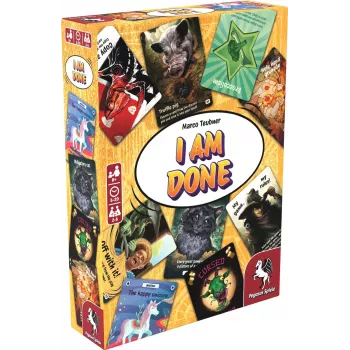 I AM DONE, Kartenspiel englische Ausgabe