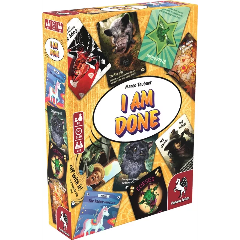 I AM DONE, Kartenspiel englische Ausgabe