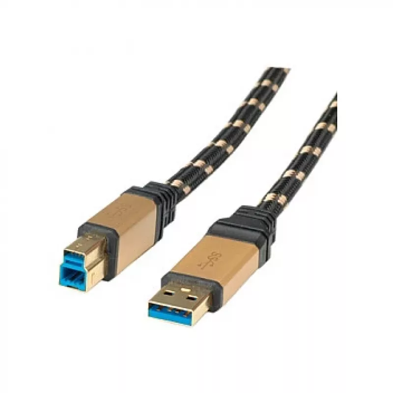 ROLINE Gold - USB-Kabel - USB Typ A (M) zu USB Typ B (M)
