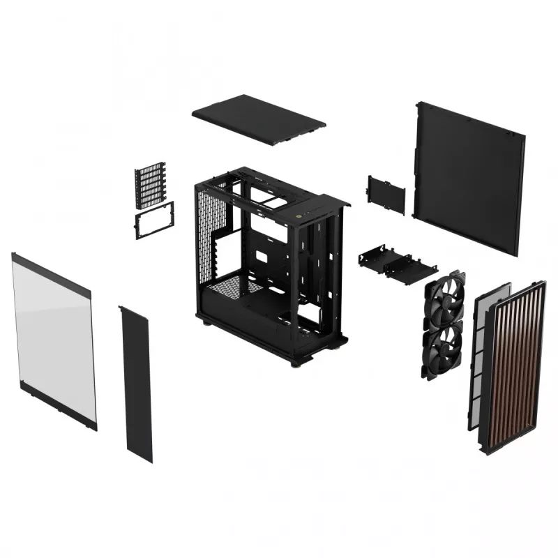 PC-Gehäuse Fractal Design North Midi Tower Schwarz