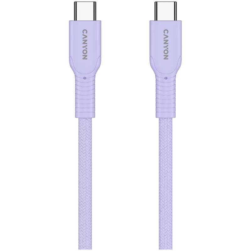 CANYON Kabel OnWire 60CL C-C 60W COLOR Geflochten 1m Lila