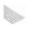 Alogic Echelon Compact USB-C BT Tastatur Deutsch+ Maus Weiß - Tastatur - USB Typ C - Tastatur - USB Typ C