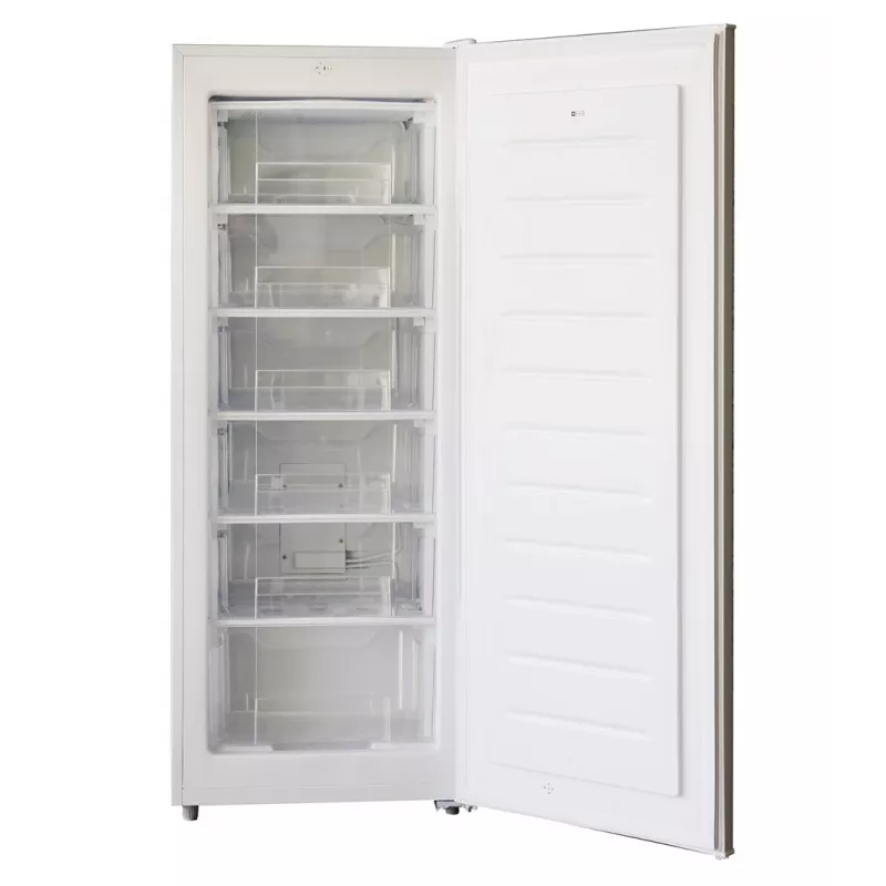 Gefrierschrank mit Schubladen Ravanson ZM-150 — freistehend 156 l, 6 Schubladen, R600a, 41 dB, Klasse E