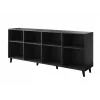 ASTI Kommode 200x42x82 schwarz matt