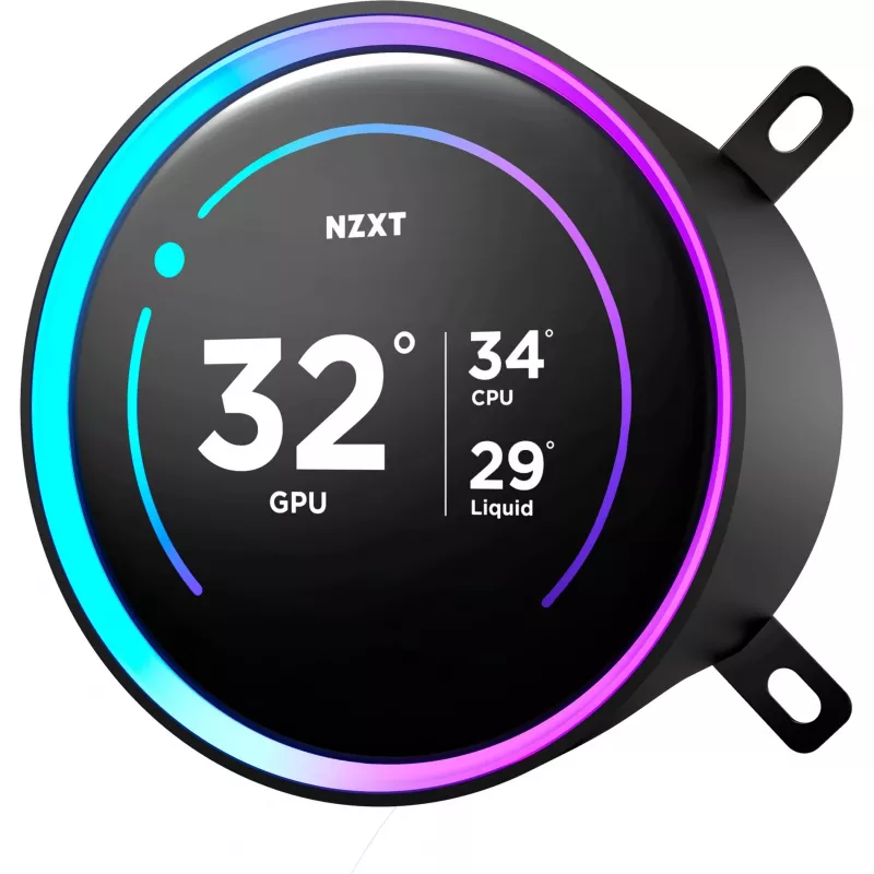 NZXT Kraken Elite 360 RGB Prozessor All-in-One-Flüssigkeitskühler 12 cm Schwarz 1 Stück