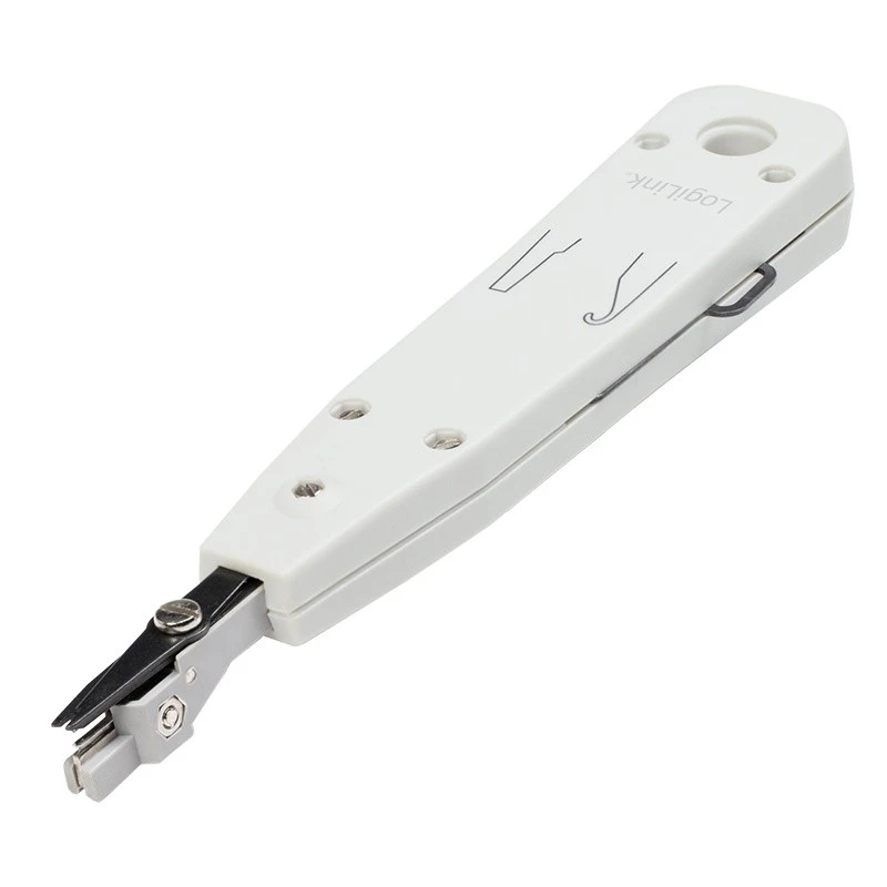 Kabel-Crimpzange LOGILINK WZ0001A für RJ45/RJ11, integrierter Schneider und Abisolierer, weiß
