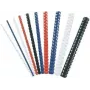 Fellowes - 10 mm - 21 Ringe - A4 (210 x 297 mm) - 55 Blatt - Weiß - 100 Stk. Plastik-Bindekamm - für Fellowes Galaxy 500, Orion 500, Pulsar+ 300, Quasar+ 500, Star 150,