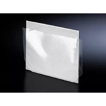 Rittal Gehäuseabdeckung SZ 2512.000, transparent/weiß, einteilige Schutzplatte