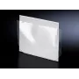 Rittal Gehäuseabdeckung SZ 2512.000, transparent/weiß, einteilige Schutzplatte