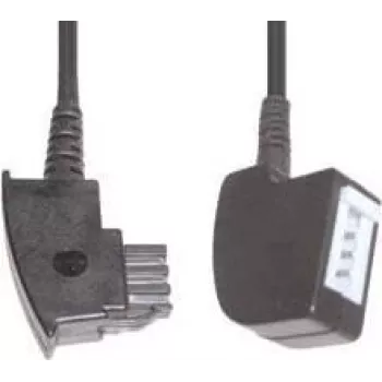 Telefonkabel e+p T 24 6 m Schwarz