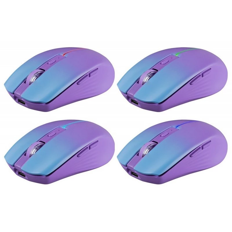Maus DEFENDER MYSTERY MM-301 RF+BT LILA 1600dpi 6T