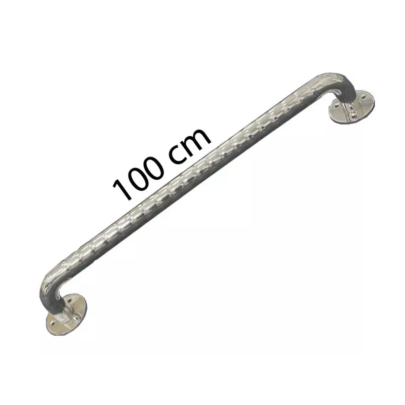 Edelstahl-Wellhandlauf für Badezimmer 100 cm