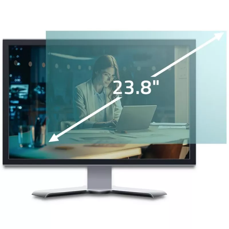 Monitor-Blickschutz QOLTEC 51075 23,8 Zoll Anti-Blaulicht, Matt Anti-Glare