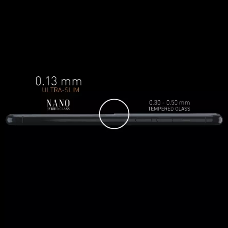 Sbox Nano Hybrid Glass 9H Displayschutzfolie für Samsung Galaxy Watch Active 2 44 mm