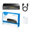Netzwerk-Switch Cudy GS1006P Unmanaged Gigabit Ethernet 6-Port PoE, 12 Gbit/s, 2048 MAC, Schwarz