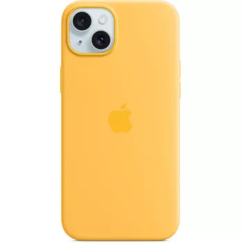 Silikonhülle Cover Apple iPhone 15 Plus MagSafe Orange