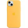 Silikonhülle Cover Apple iPhone 15 Plus MagSafe Orange