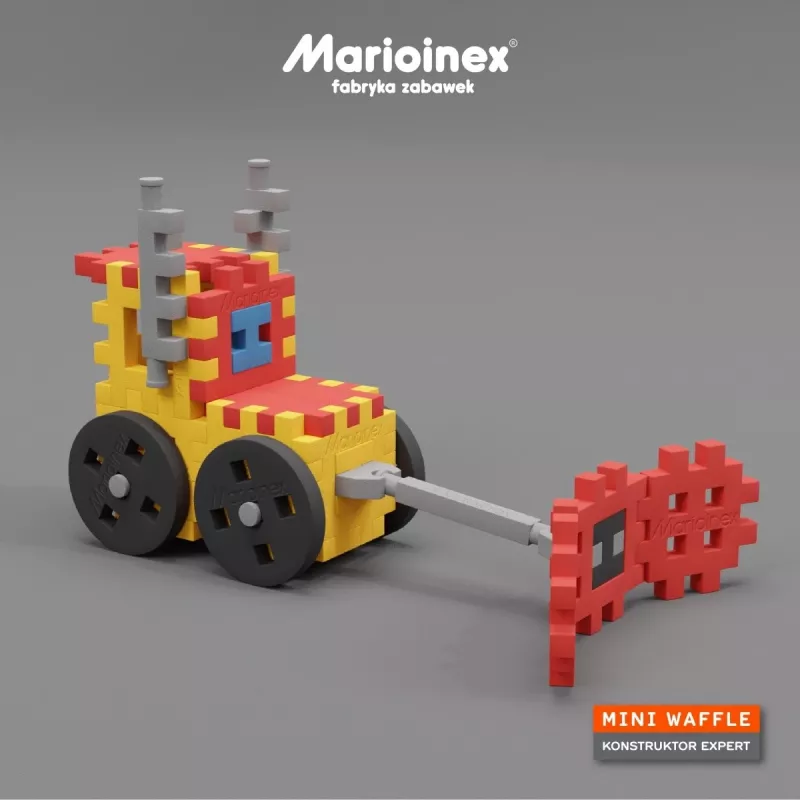 Baukasten-Set Marioinex Mini Waffle Constructor – 141 Teile, mehrfarbig, für Kinder ab 5 Jahren