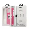 Karl Lagerfeld KLHCP13XTPECPI Iphone 13 Pro Max 6.7 Hartschale Fuchsia/FUSCHIA Choupette Head