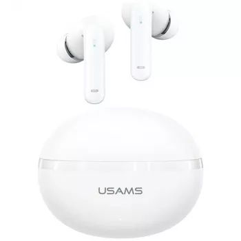 Bluetooth-Kopfhörer Usams TWS E02 ANC+ENC weiß