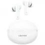 Bluetooth-Kopfhörer Usams TWS E02 ANC+ENC weiß