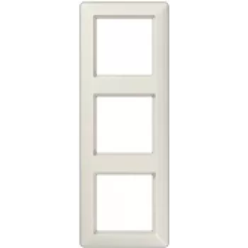 Abdeckplatte für Schalter/Steckdosen JUNG AS 583 Elfenbein – Duroplast, 80,5×222,5 mm
