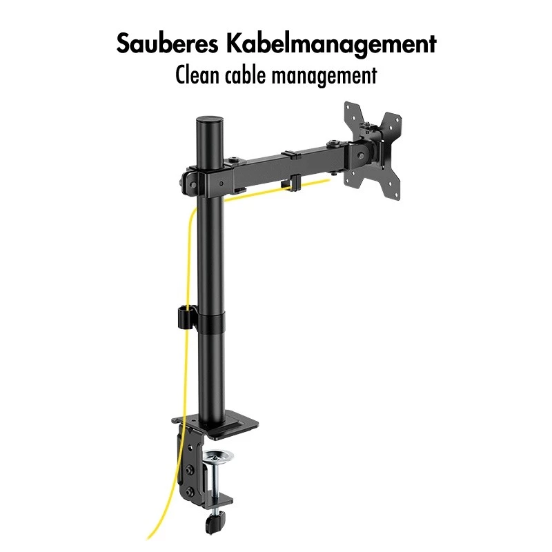 Monitorhalterung 17-32 Zoll, max. 10 kg, Stahl