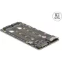 DELOCK SFF-8654 8i auf 2x M.2 Key M NVMe SSD Konverter, Modell 64295